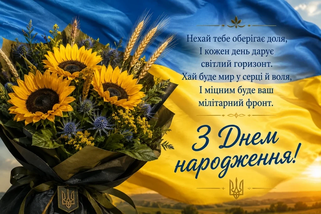 Букет соняшників для військового
