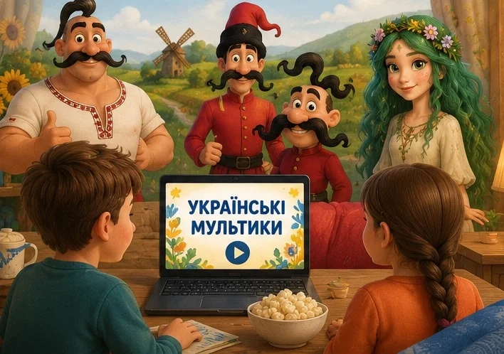 Сучасна українська анімація, як-от «Мавка. Лісова пісня», та класика про козаків знайомлять дітей з рідною культурою