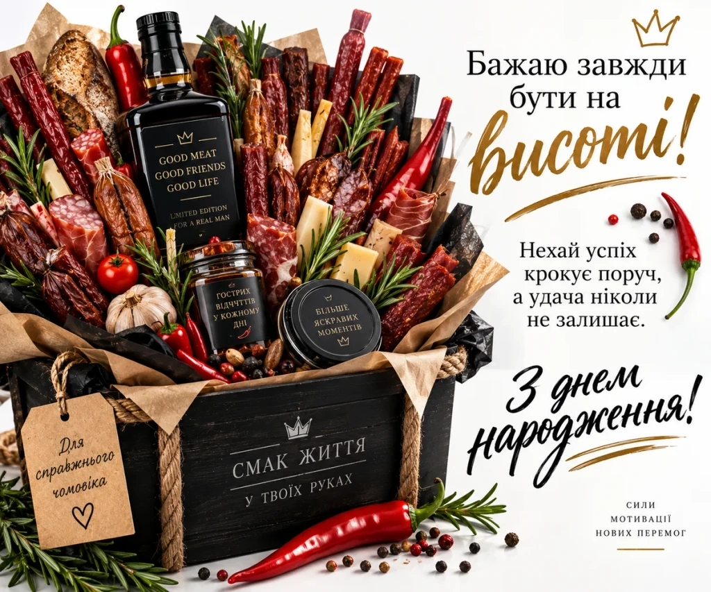 М'ясна корзина для чоловіка