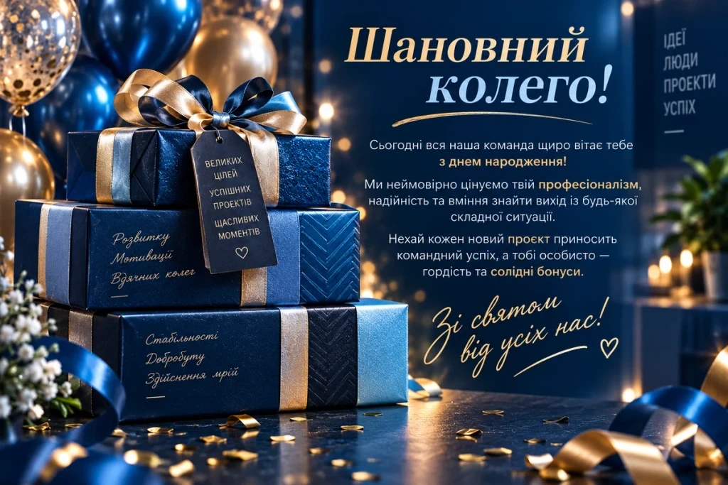 Подарунки для найкращого колеги