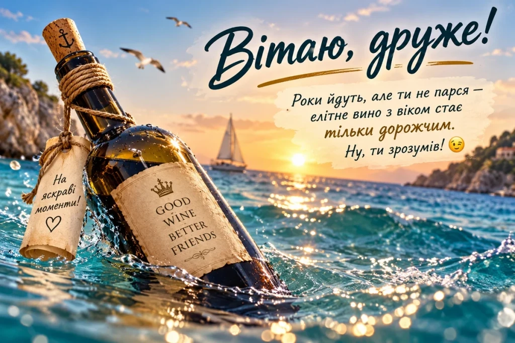 Будь як пляшка в морі – просто пливи